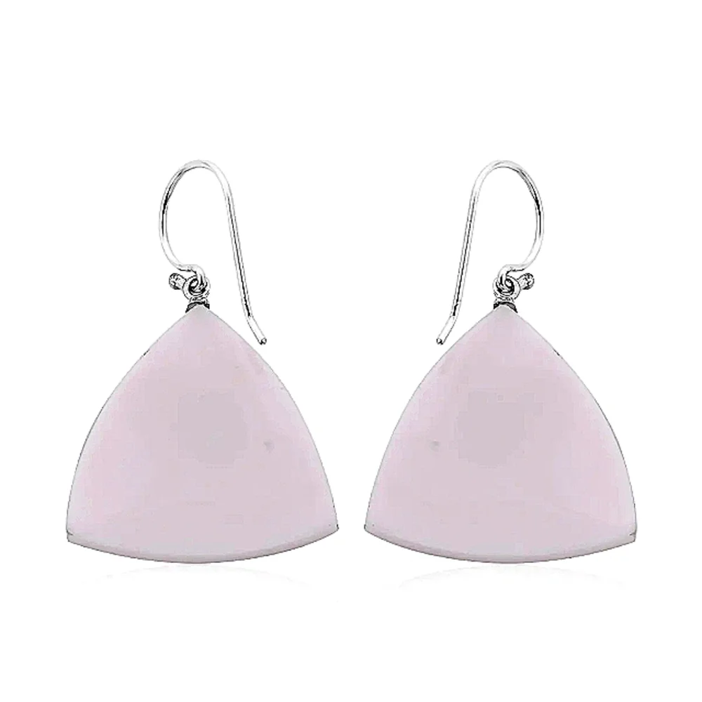 Sterling Silver Balinese Mother Of Pearl Earrings - Picture 3 of 5